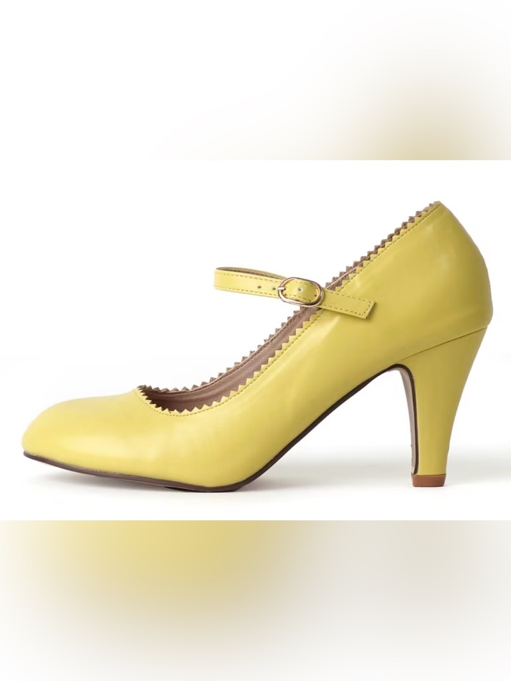 J. Adams Honey Mary Jane Pumps Size 8 Vegan Leather NWT Cushioned Insole
